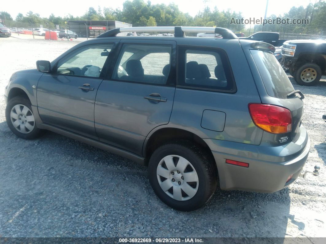 2003 Mitsubishi Outlander Ls Green vin: JA4LX31G03U055738