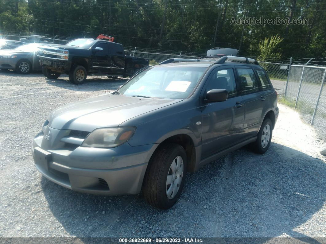 2003 Mitsubishi Outlander Ls Green vin: JA4LX31G03U055738