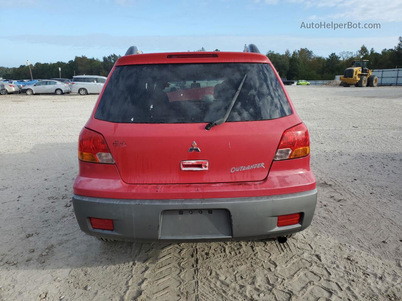 2003 Mitsubishi Outlander Ls Red vin: JA4LX31G03U091607