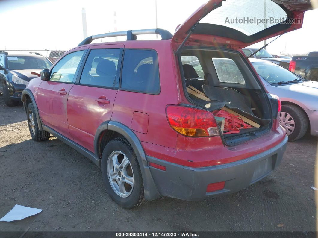 2003 Mitsubishi Outlander Ls Gray vin: JA4LX31G13U118443