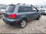 2003 Mitsubishi Outlander Ls Blue vin: JA4LX31G23U076977