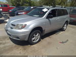 2003 Mitsubishi Outlander Ls Silver vin: JA4LX31G23U092757