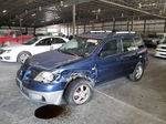 2003 Mitsubishi Outlander Ls Blue vin: JA4LX31G43U077015