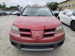 2003 Mitsubishi Outlander Ls Burgundy vin: JA4LX31G53U037235