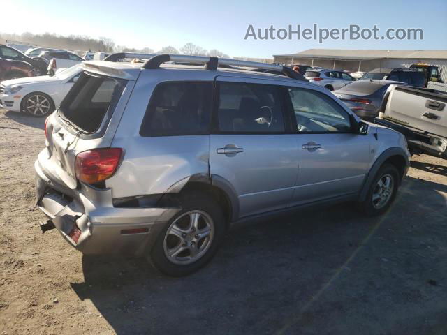 2003 Mitsubishi Outlander Ls Silver vin: JA4LX31G53U090680