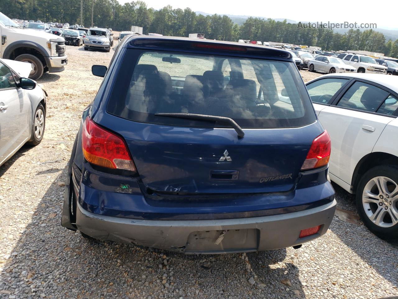 2003 Mitsubishi Outlander Ls Blue vin: JA4LX31G63U017947