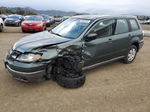 2003 Mitsubishi Outlander Ls Green vin: JA4LX31G63U093944