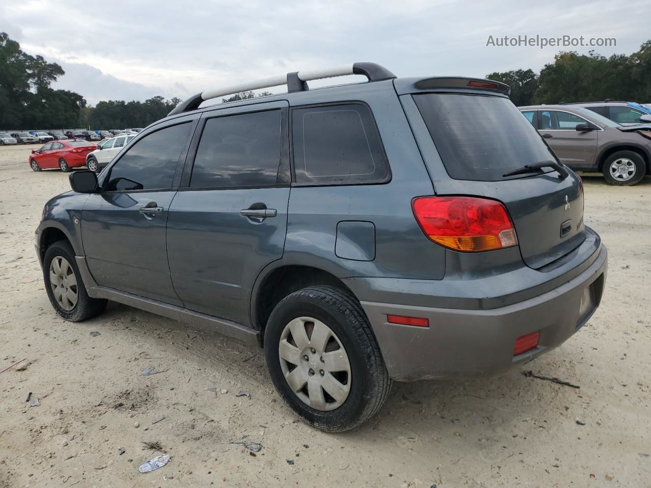 2003 Mitsubishi Outlander Ls Blue vin: JA4LX31G63U114372