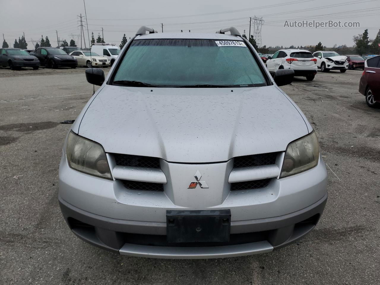 2003 Mitsubishi Outlander Ls Silver vin: JA4LX31G73U039276