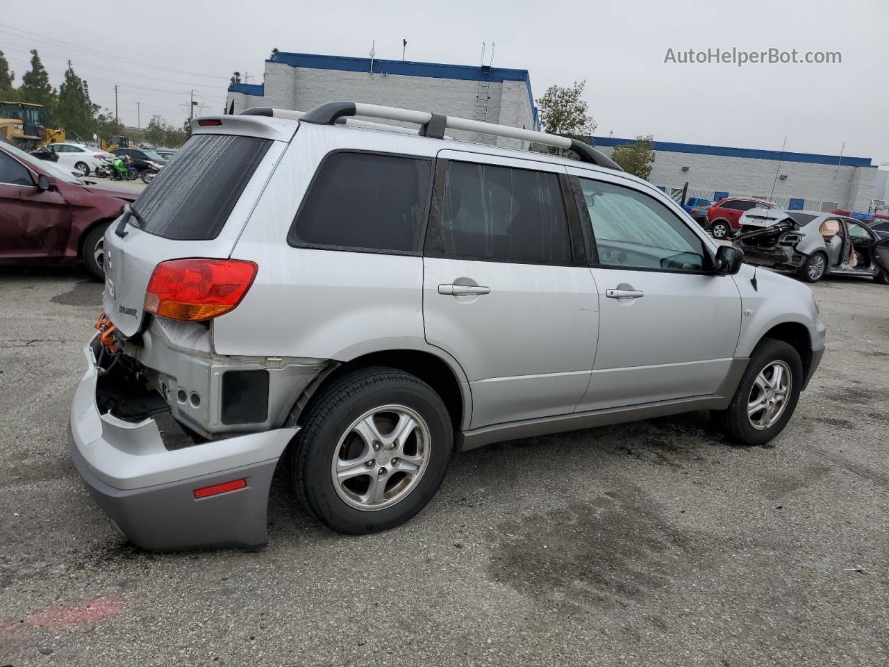 2003 Mitsubishi Outlander Ls Silver vin: JA4LX31G73U039276