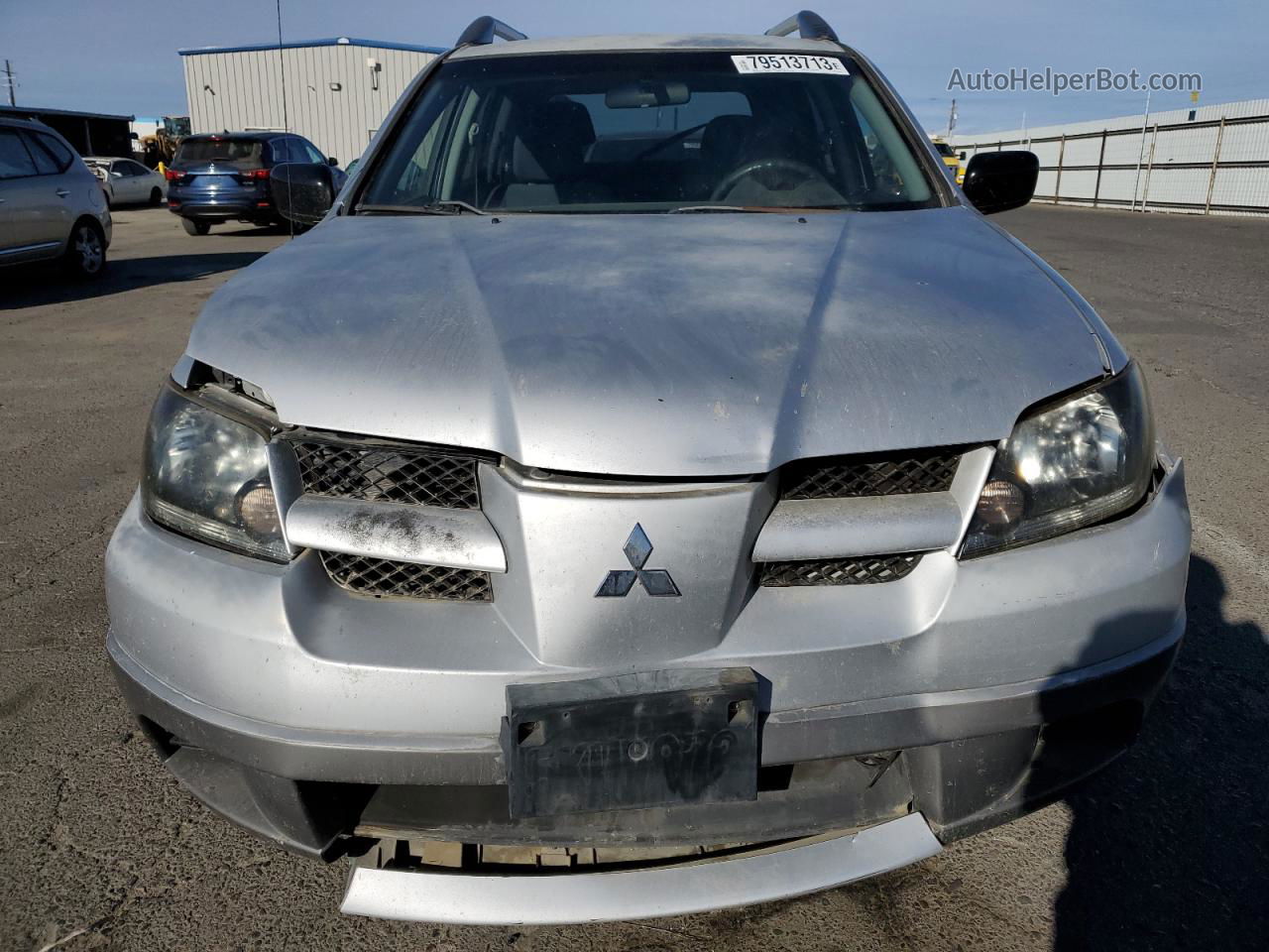 2003 Mitsubishi Outlander Ls Silver vin: JA4LX31G73U105972