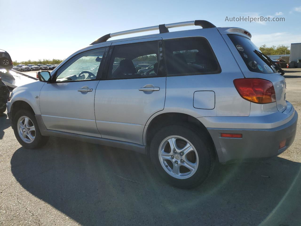 2003 Mitsubishi Outlander Ls Silver vin: JA4LX31G73U105972