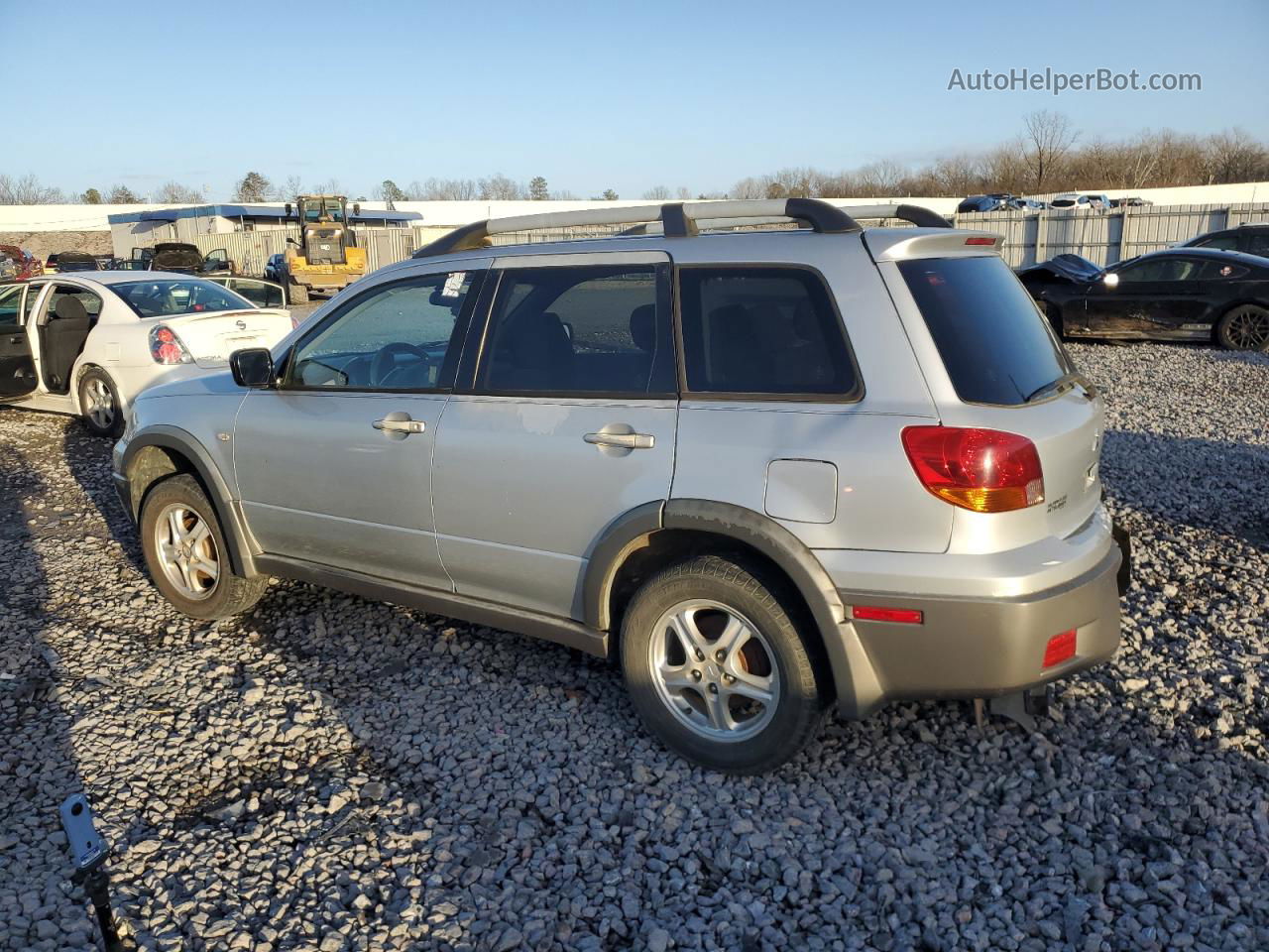 2003 Mitsubishi Outlander Ls Silver vin: JA4LX31G93U115046