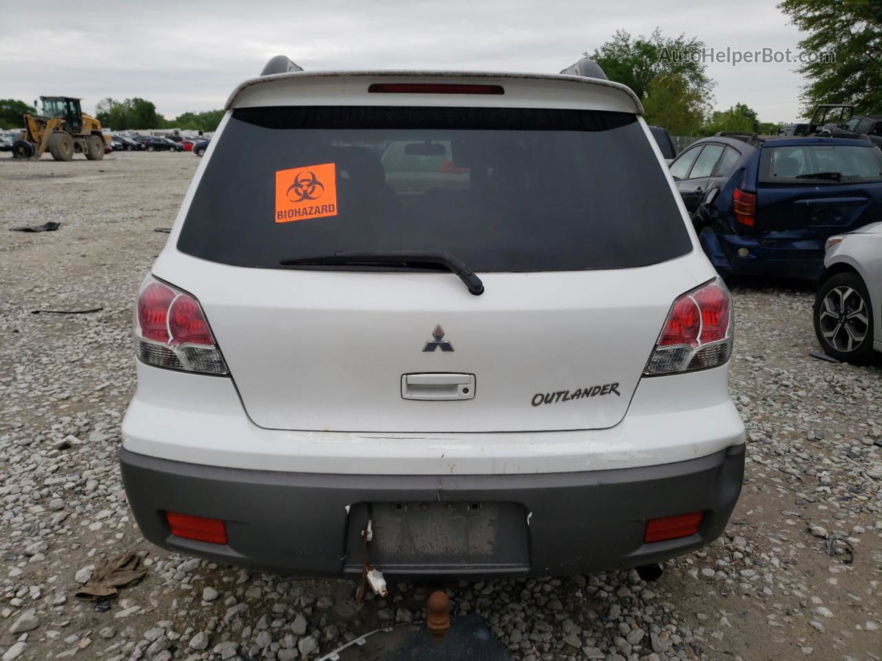 2003 Mitsubishi Outlander Xls White vin: JA4LX41G13U018591