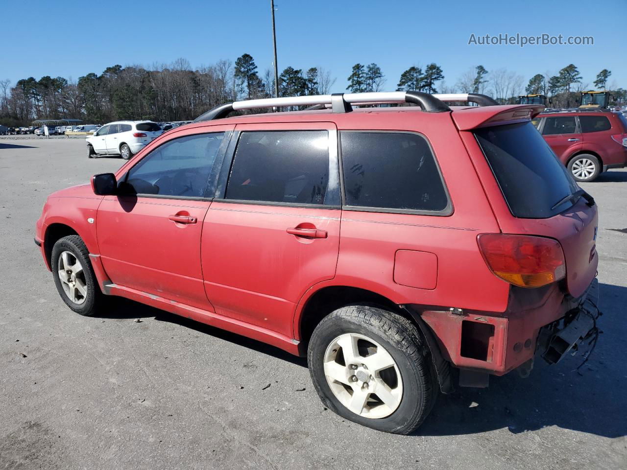 2003 Mitsubishi Outlander Xls Красный vin: JA4LX41G13U051218