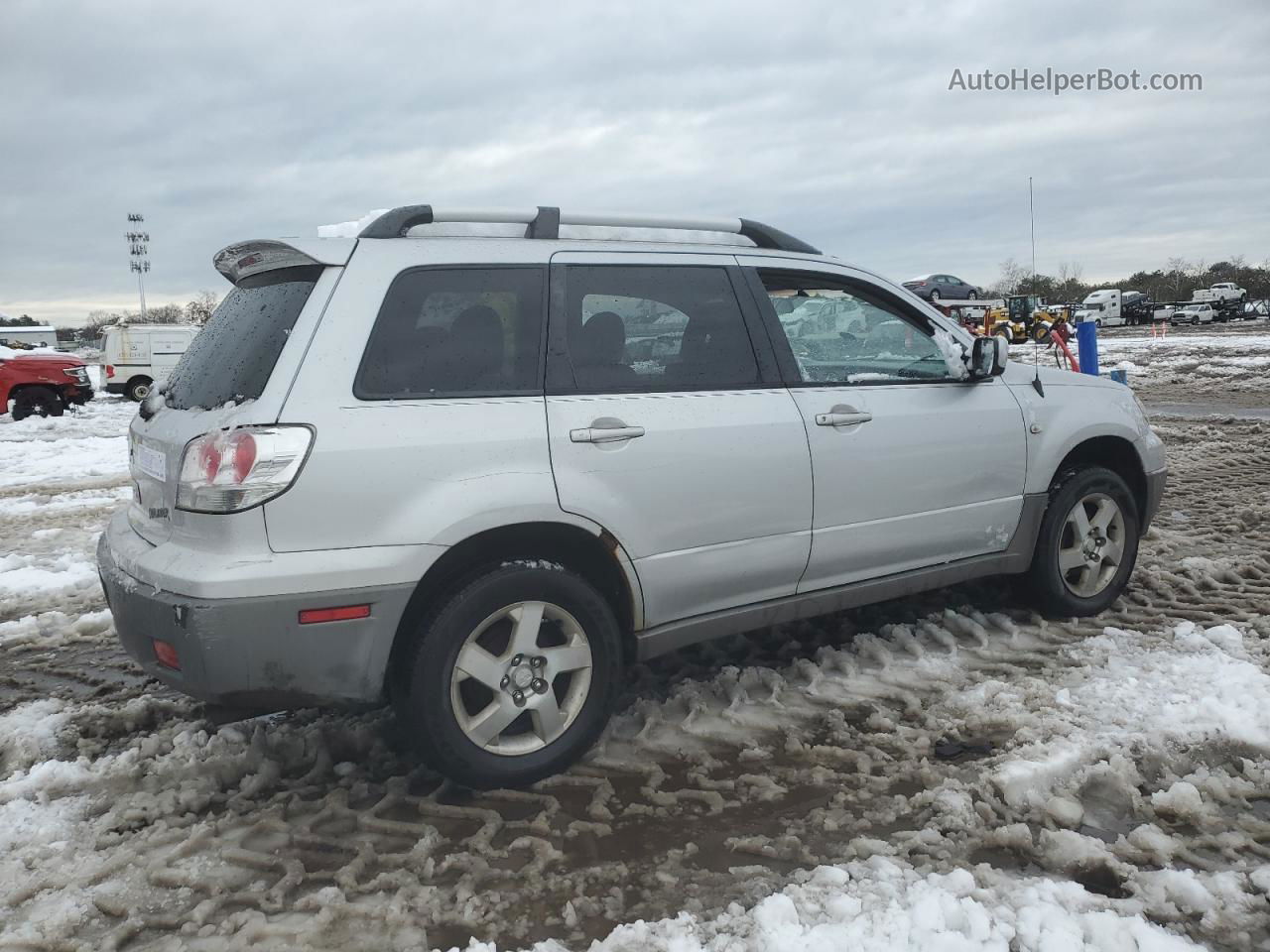 2003 Mitsubishi Outlander Xls Silver vin: JA4LX41G23U063541