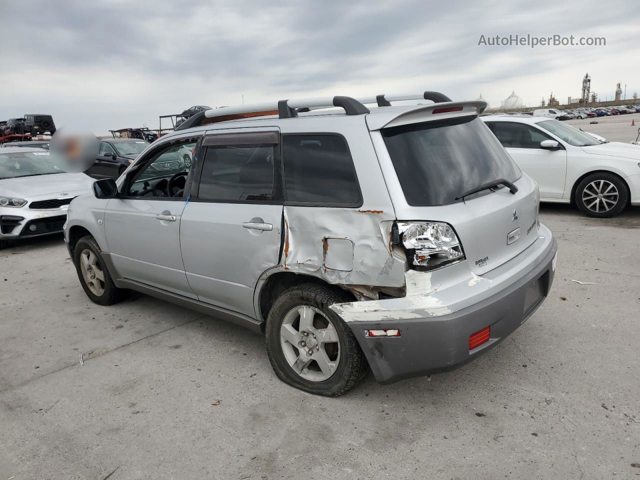 2003 Mitsubishi Outlander Xls Gray vin: JA4LX41G33U046005