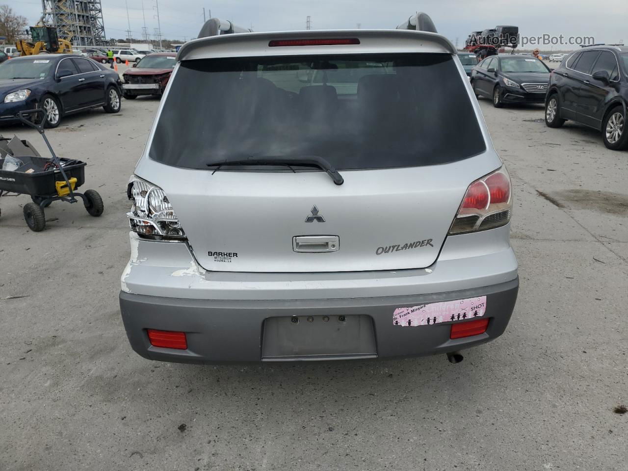 2003 Mitsubishi Outlander Xls Gray vin: JA4LX41G33U046005