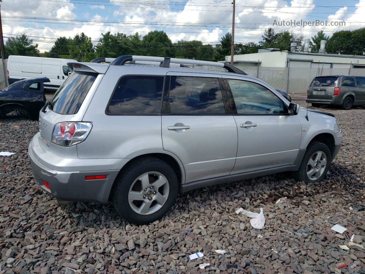 2003 Mitsubishi Outlander Xls Silver vin: JA4LX41G43U016432