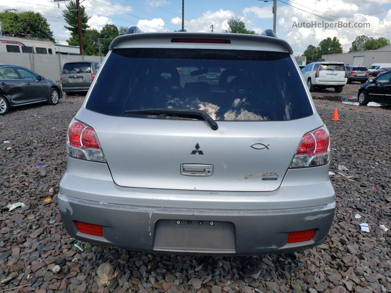 2003 Mitsubishi Outlander Xls Silver vin: JA4LX41G43U016432