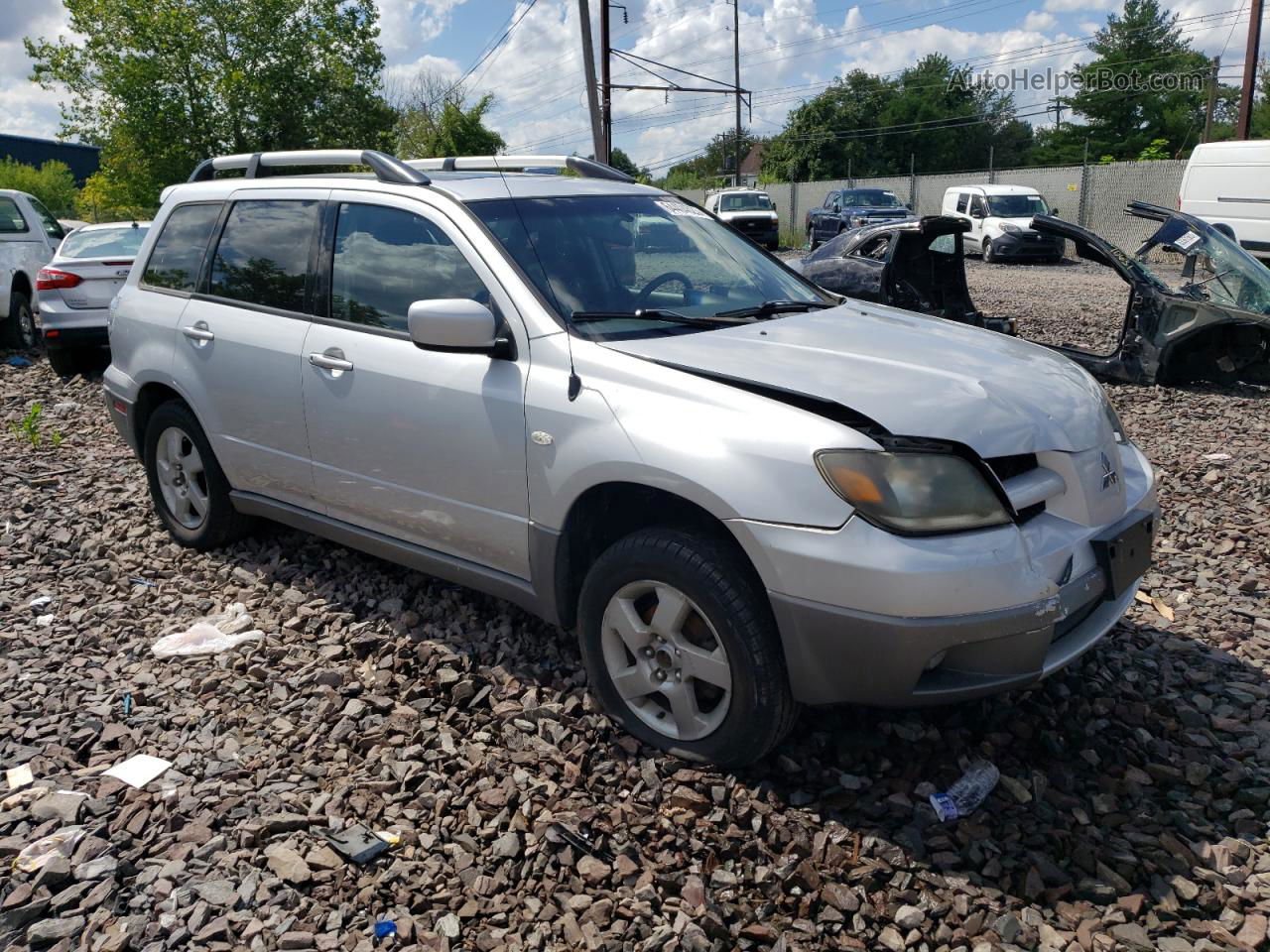 2003 Mitsubishi Outlander Xls Silver vin: JA4LX41G43U016432