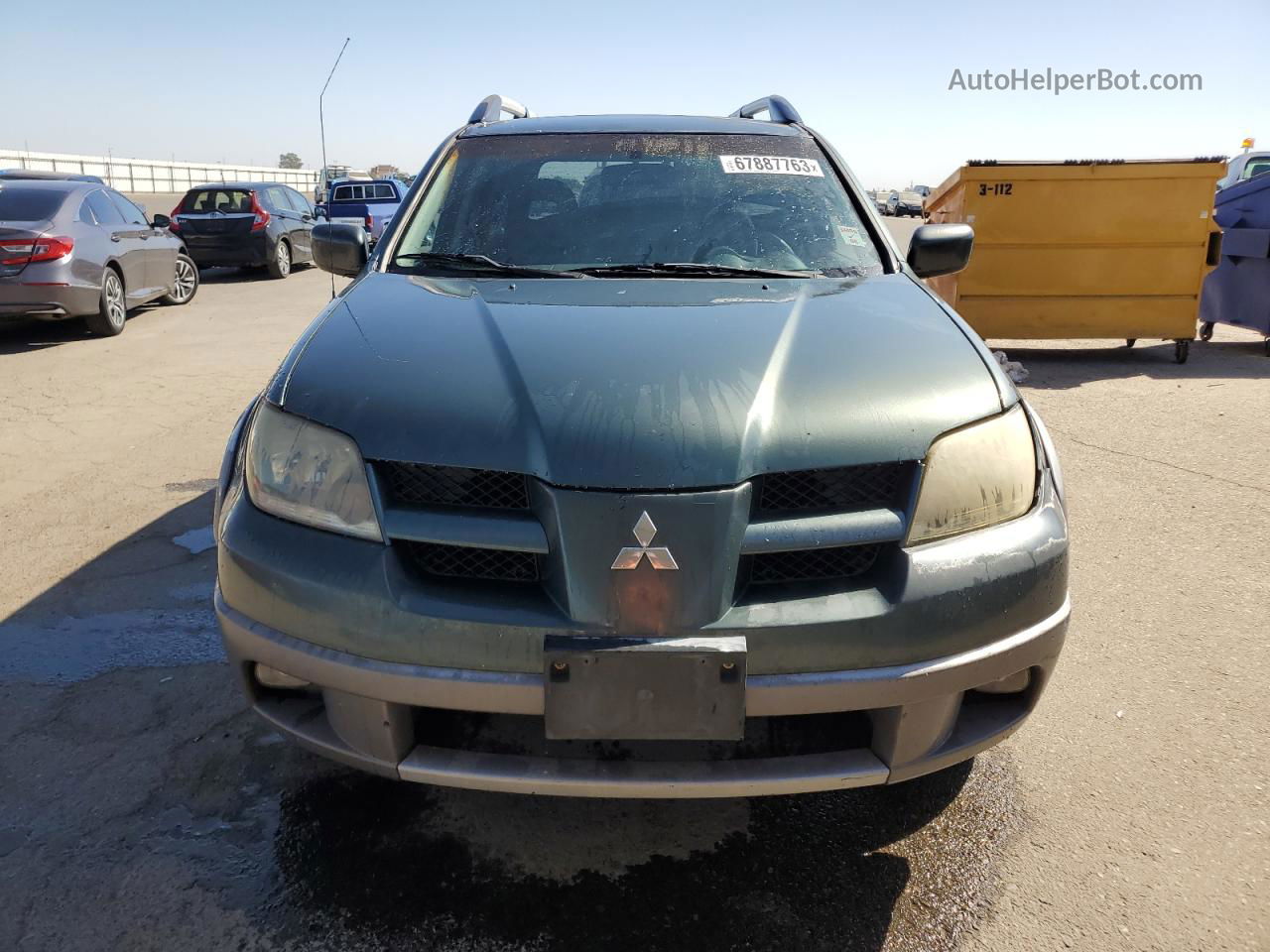 2003 Mitsubishi Outlander Xls Green vin: JA4LX41G63U086045