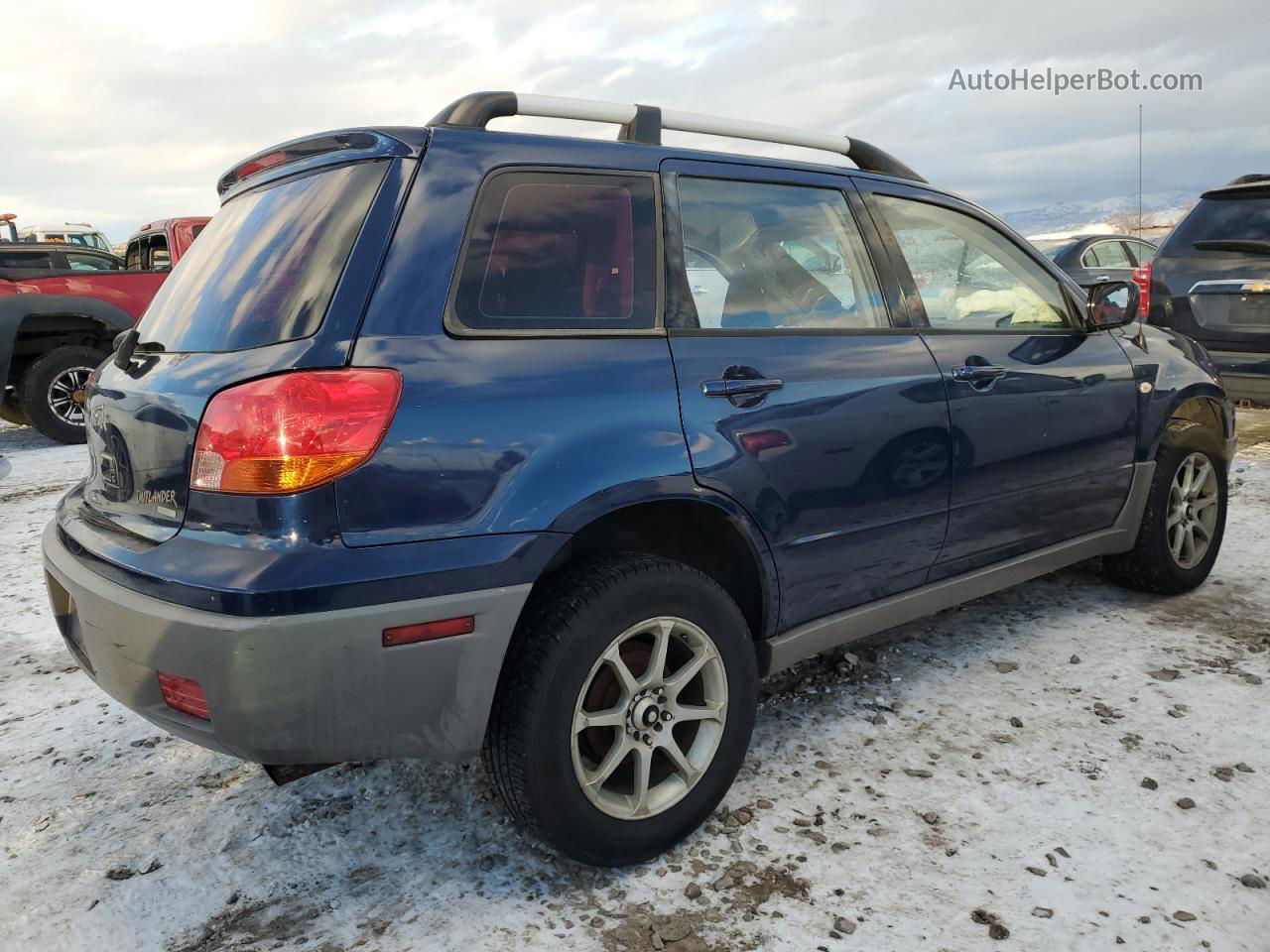 2003 Mitsubishi Outlander Ls Blue vin: JA4LZ31G13U039784