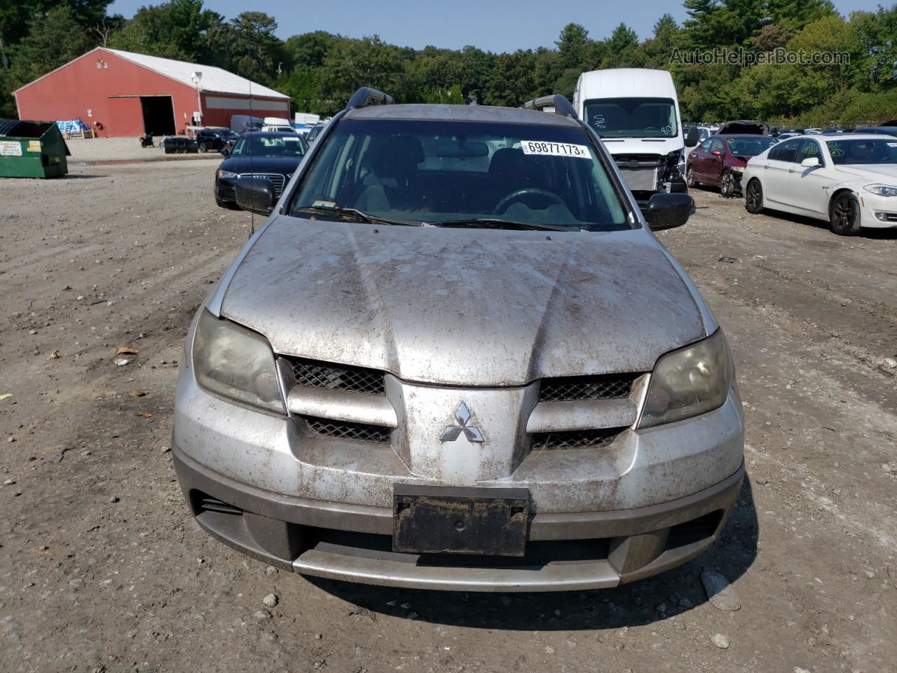 2003 Mitsubishi Outlander Ls Silver vin: JA4LZ31G43U018458