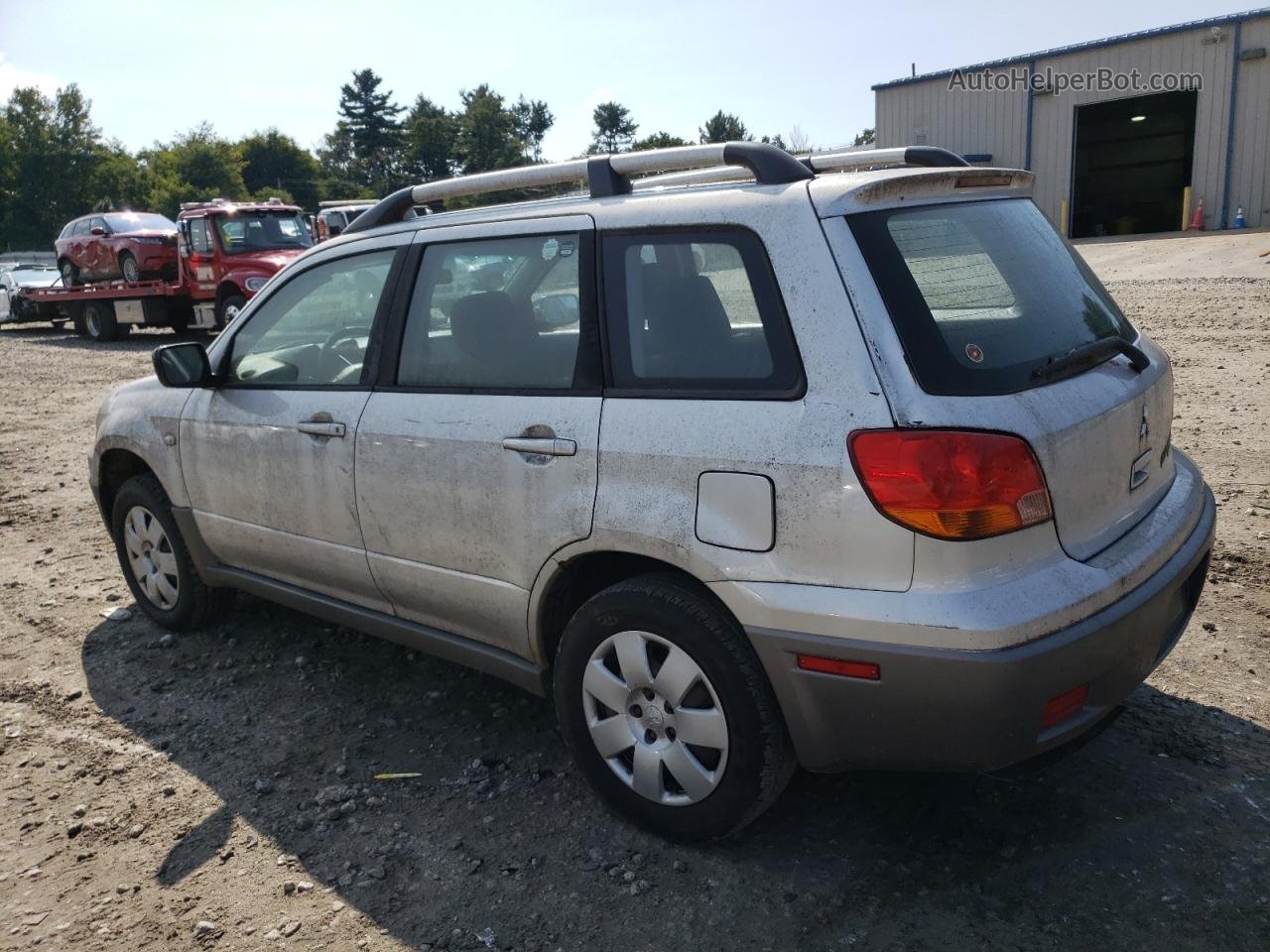 2003 Mitsubishi Outlander Ls Silver vin: JA4LZ31G43U018458