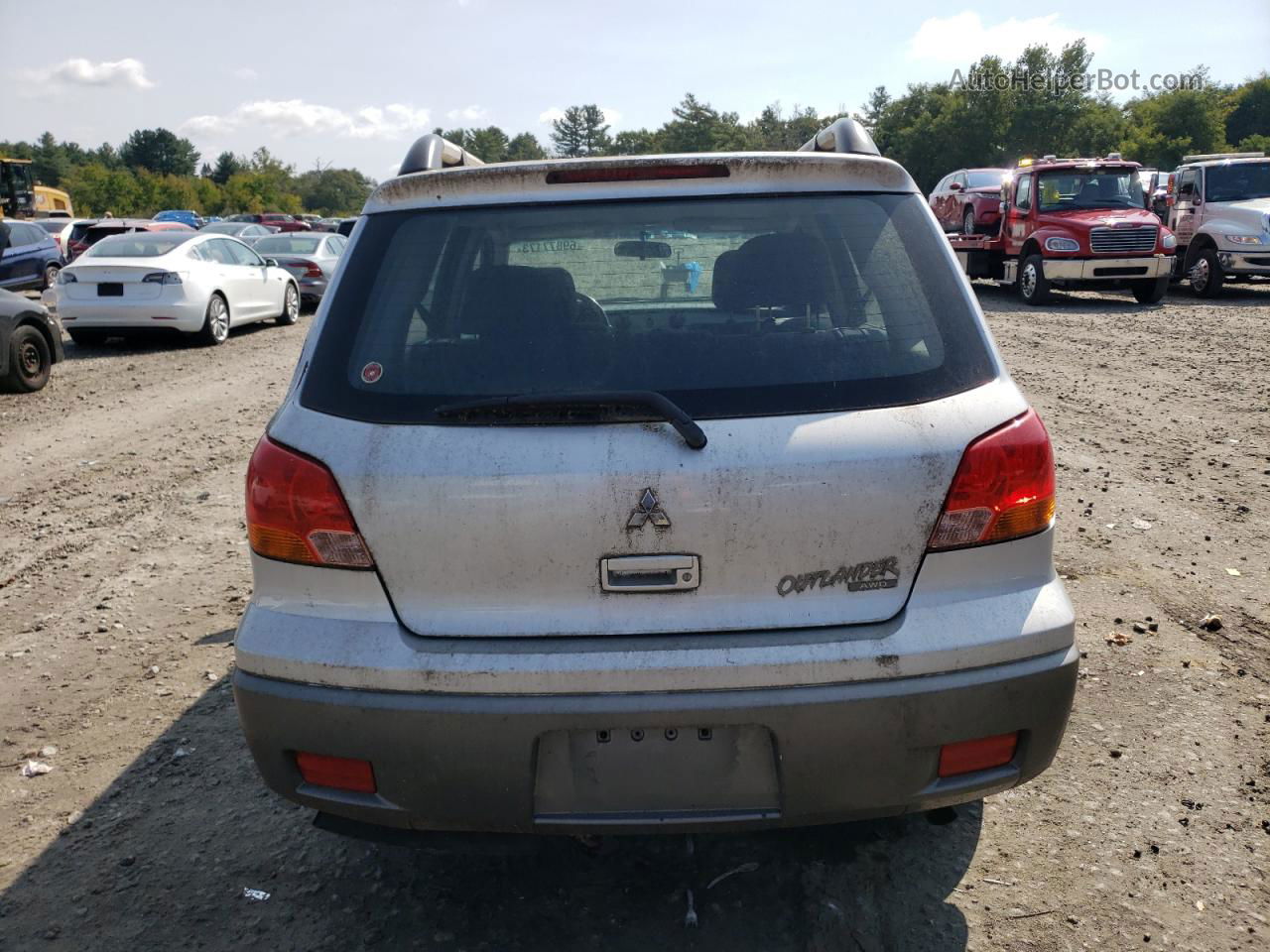 2003 Mitsubishi Outlander Ls Серебряный vin: JA4LZ31G43U018458