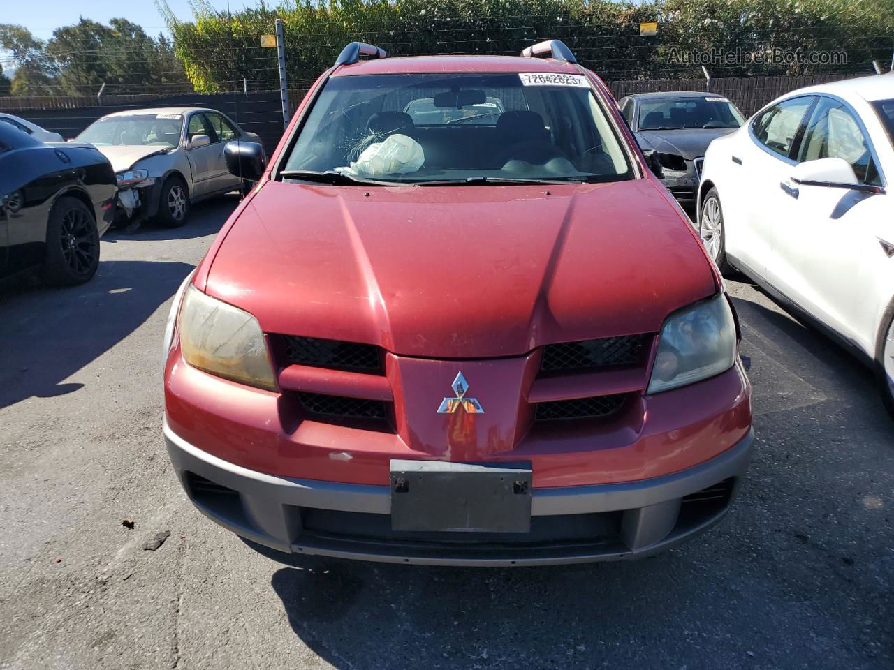 2003 Mitsubishi Outlander Ls Red vin: JA4LZ31G43U031985