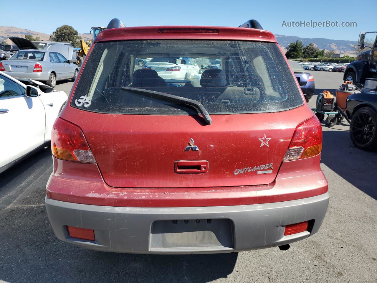 2003 Mitsubishi Outlander Ls Red vin: JA4LZ31G43U031985