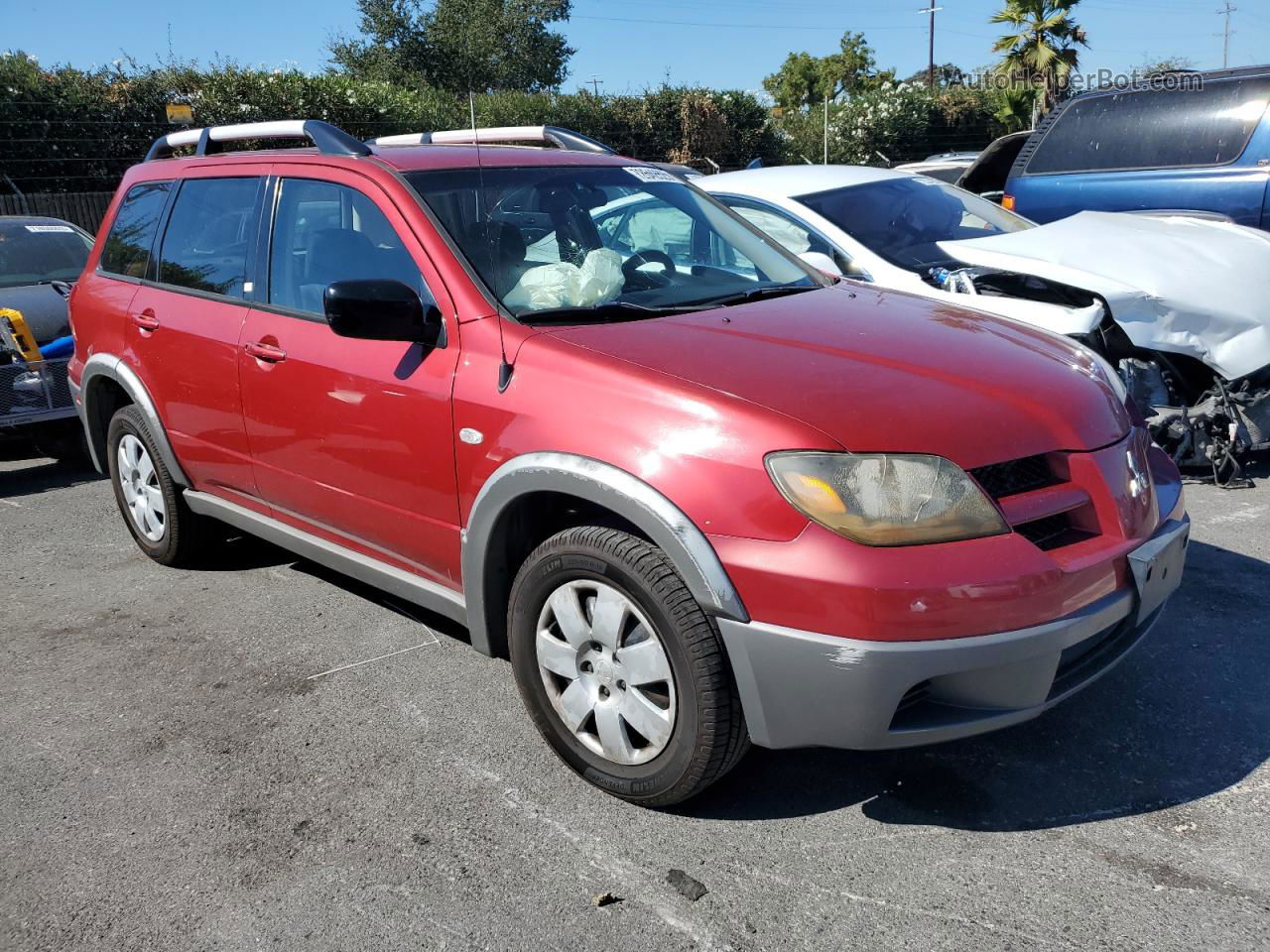 2003 Mitsubishi Outlander Ls Red vin: JA4LZ31G43U031985