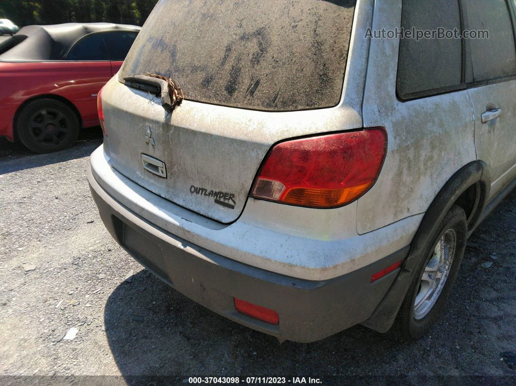 2003 Mitsubishi Outlander Ls Silver vin: JA4LZ31G53U119668