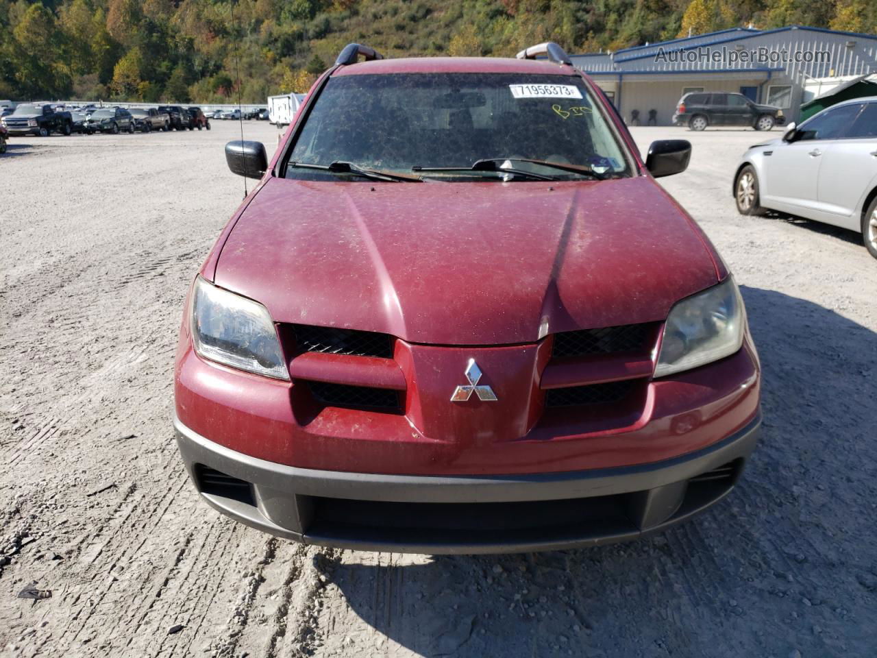 2003 Mitsubishi Outlander Ls Red vin: JA4LZ31G83U053990