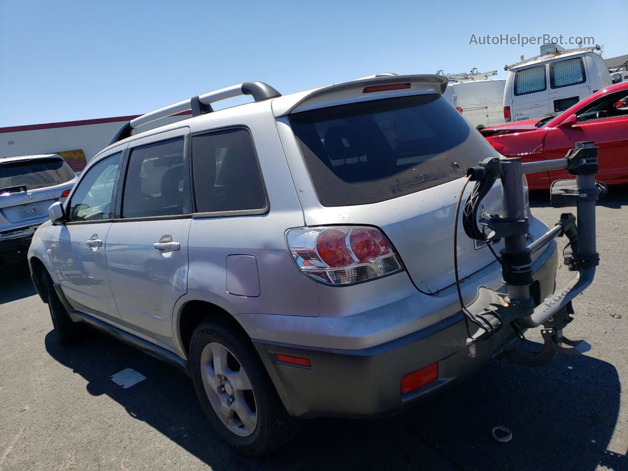 2003 Mitsubishi Outlander Xls Silver vin: JA4LZ41G13U062326