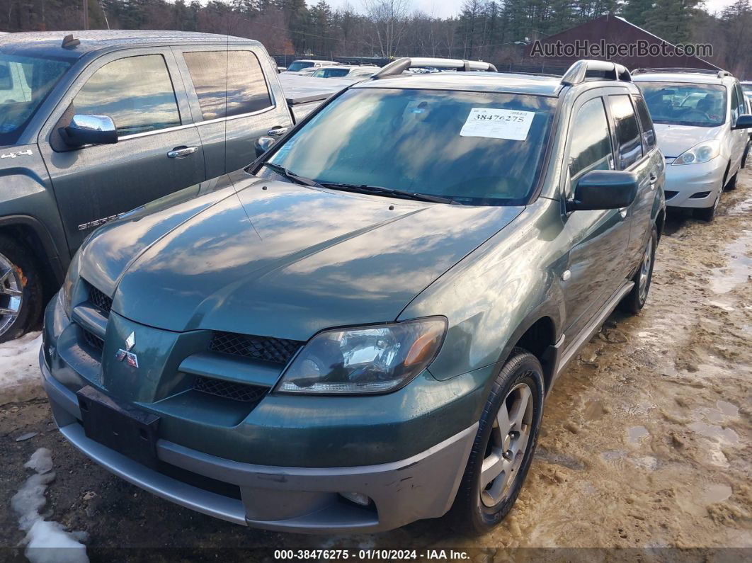 2003 Mitsubishi Outlander Xls Green vin: JA4LZ41G13U094371