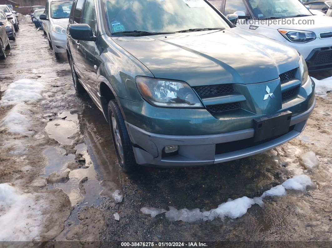 2003 Mitsubishi Outlander Xls Green vin: JA4LZ41G13U094371