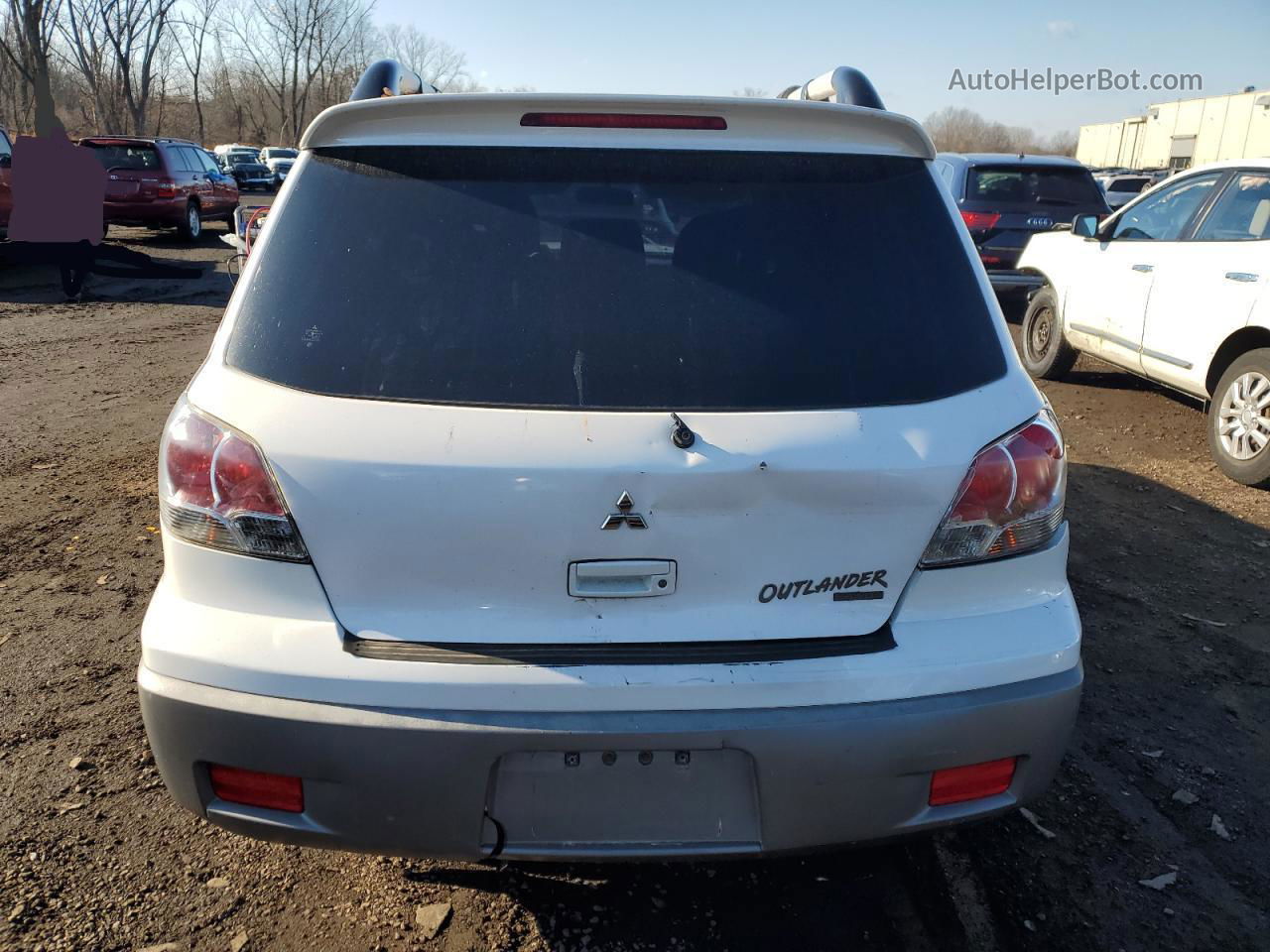 2003 Mitsubishi Outlander Xls White vin: JA4LZ41G23U091916