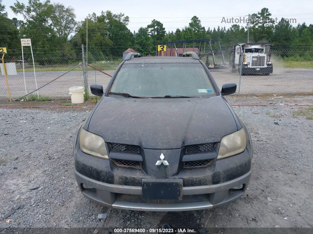 2003 Mitsubishi Outlander Xls Black vin: JA4LZ41G23U097196