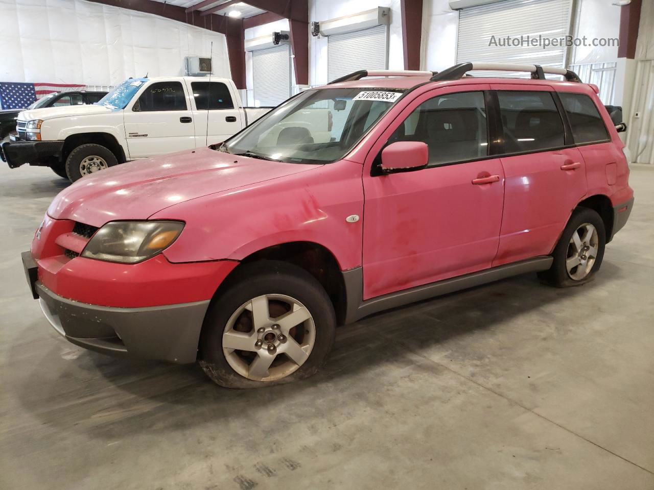 2003 Mitsubishi Outlander Xls Red vin: JA4LZ41G33U053952