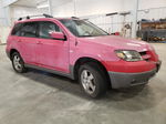 2003 Mitsubishi Outlander Xls Red vin: JA4LZ41G33U053952