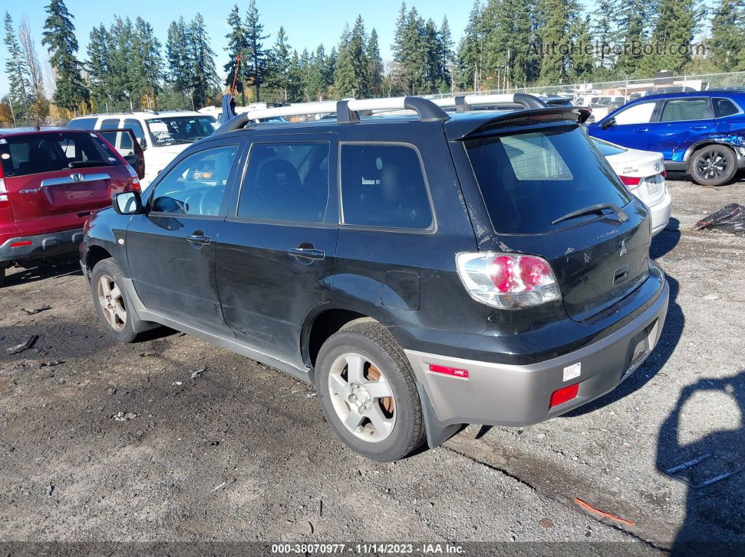 2003 Mitsubishi Outlander Xls Черный vin: JA4LZ41G33U073022