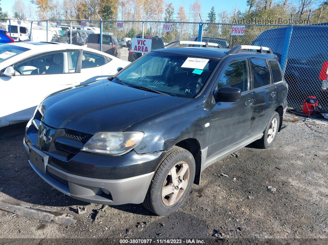 2003 Mitsubishi Outlander Xls Черный vin: JA4LZ41G33U073022