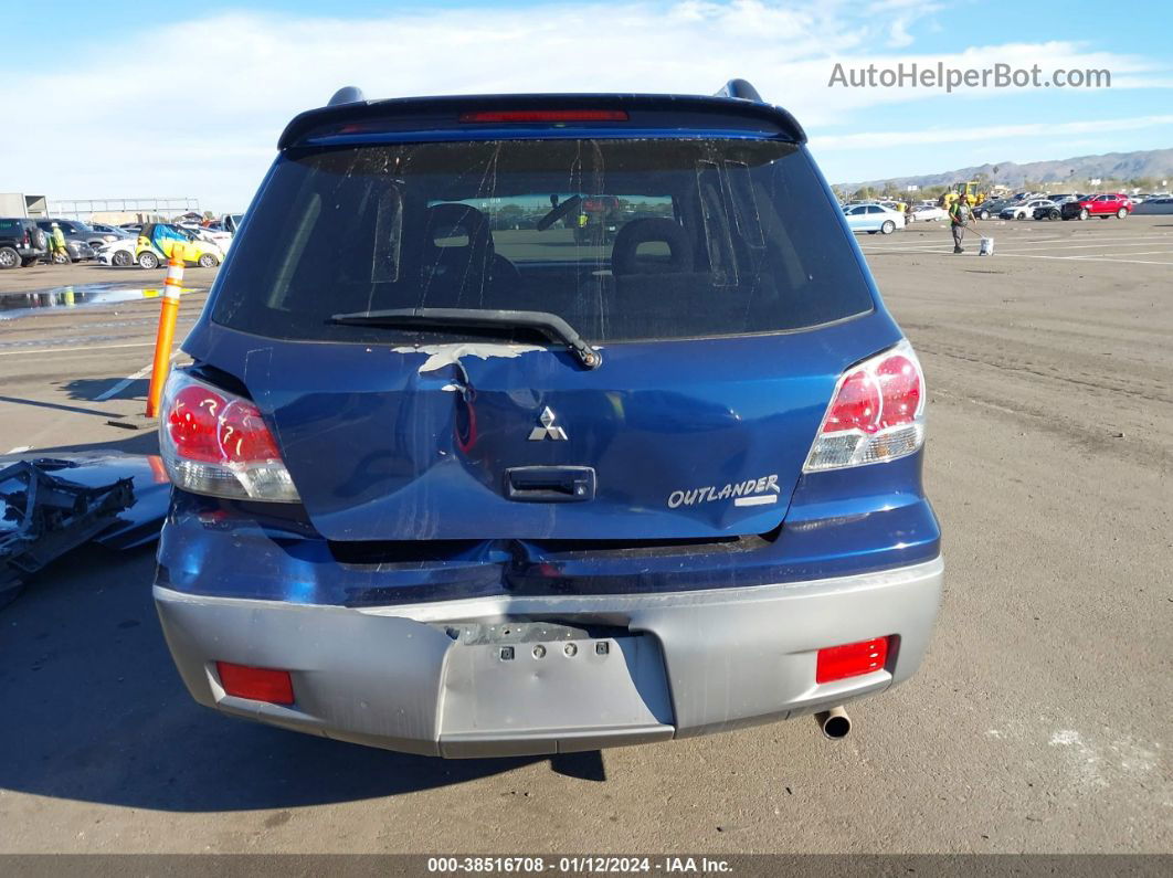 2003 Mitsubishi Outlander Xls Blue vin: JA4LZ41G43U072719