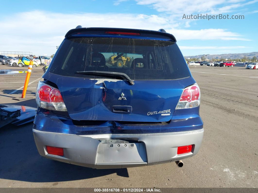 2003 Mitsubishi Outlander Xls Blue vin: JA4LZ41G43U072719