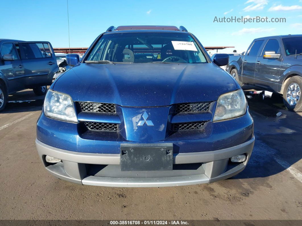 2003 Mitsubishi Outlander Xls Blue vin: JA4LZ41G43U072719