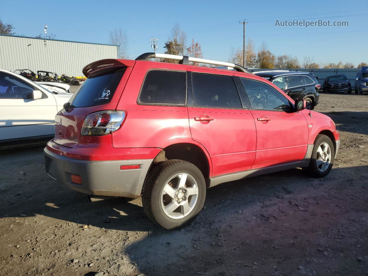 2003 Mitsubishi Outlander Xls Pink vin: JA4LZ41G43U117397