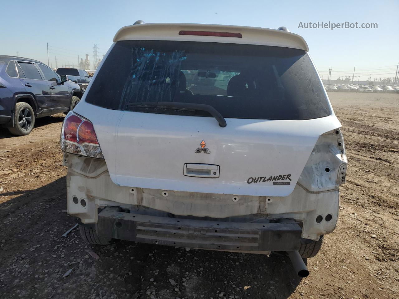 2003 Mitsubishi Outlander Xls White vin: JA4LZ41G53U063379