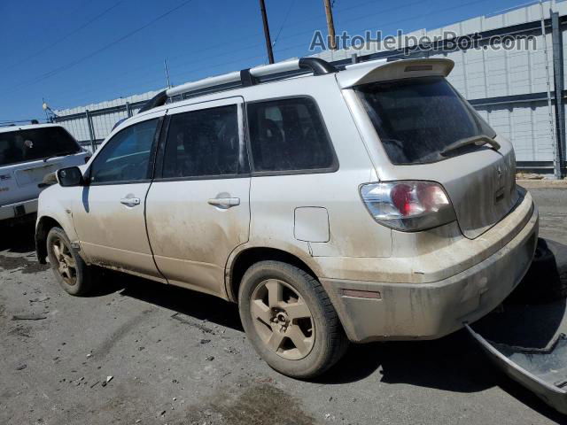 2003 Mitsubishi Outlander Xls White vin: JA4LZ41G53U068209